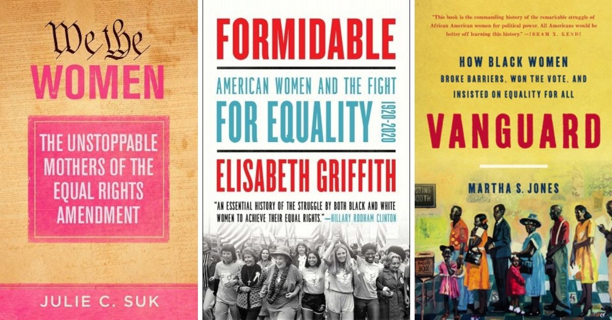 covers for We The Women, Formidable, and Vanguard books